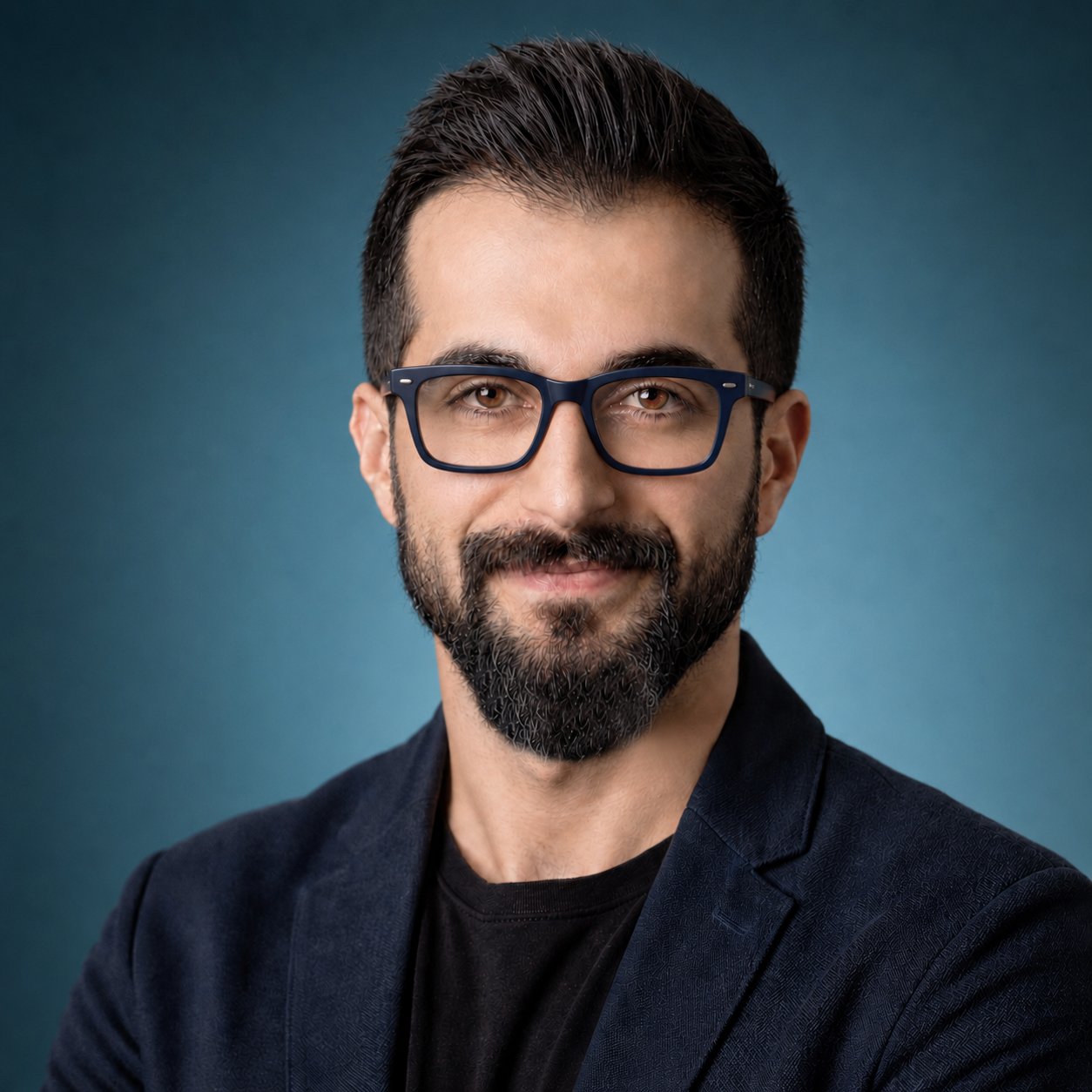 Portrait of Reza Afroozan